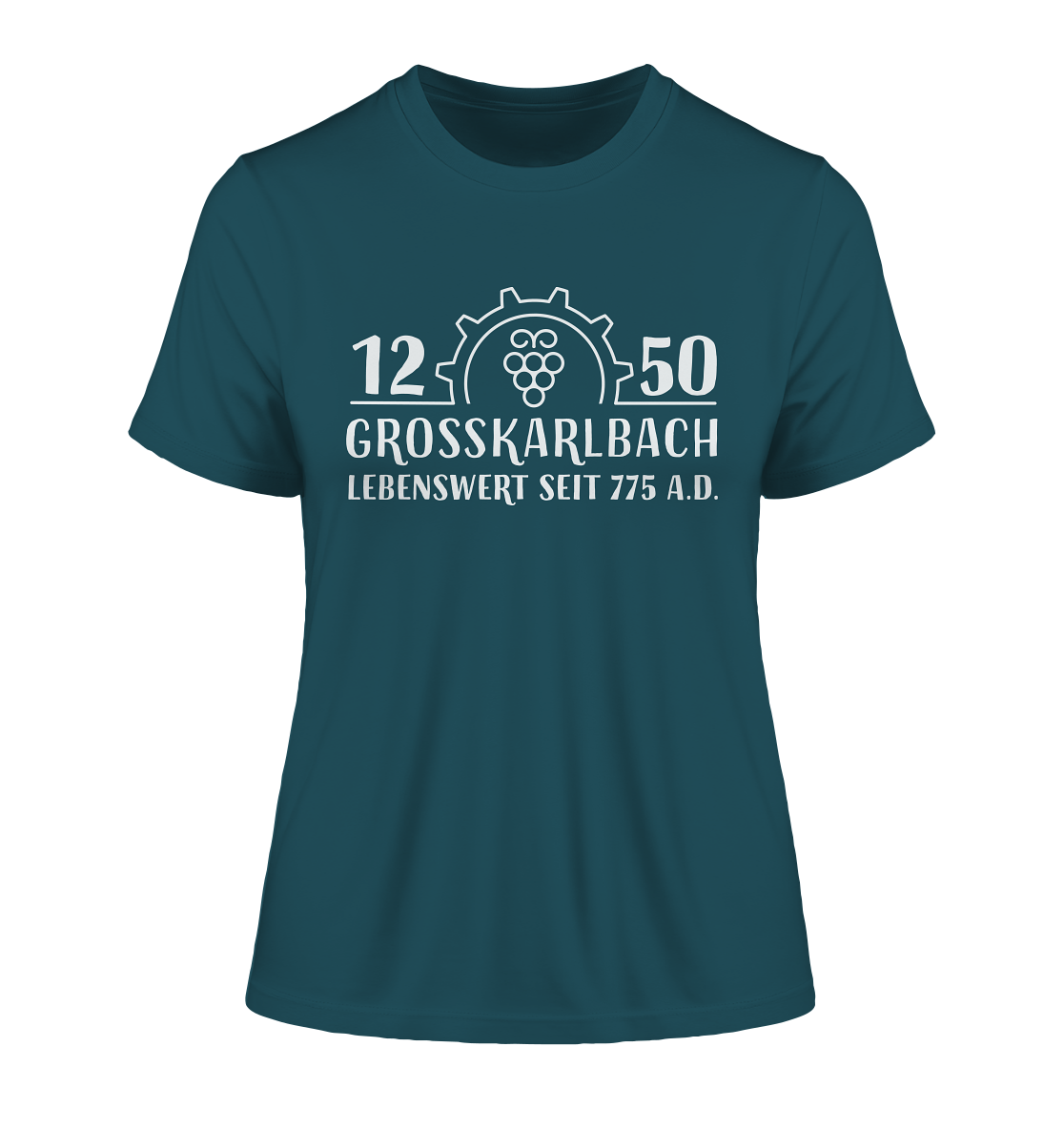 1250 Jahre Großkarlbach Ladies Shirt - Fitted Ladies Organic Shirt