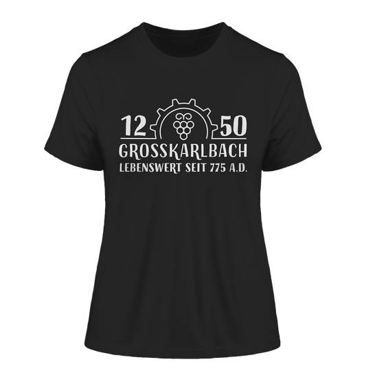 1250 Jahre Großkarlbach Ladies Shirt - Fitted Ladies Organic Shirt