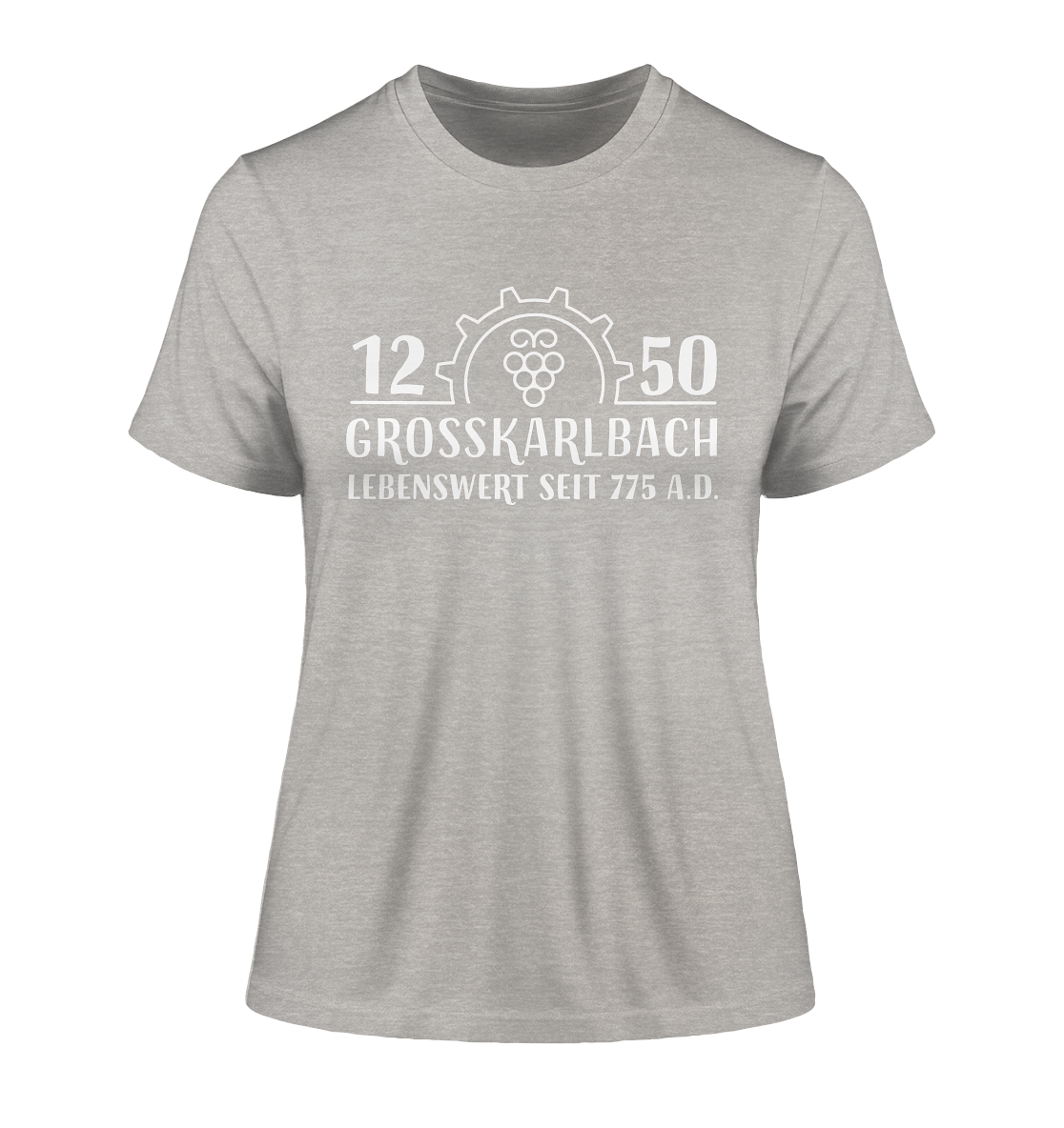 1250 Jahre Großkarlbach Ladies Shirt - Fitted Ladies Organic Shirt